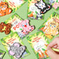 Asoulin Valentines Day Gifts For Kids, 24Pack Jungle Animals Pop Fidget Toys With Valentines Day Cards For Kids School Classroom