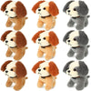 Sumind 9 Pcs Mini Plush Dog Stuffed Animals Bulk Dog Plush Party Favors For Easter Goodie Bag Fillers Baby Show Birthday(Plush Puppy)