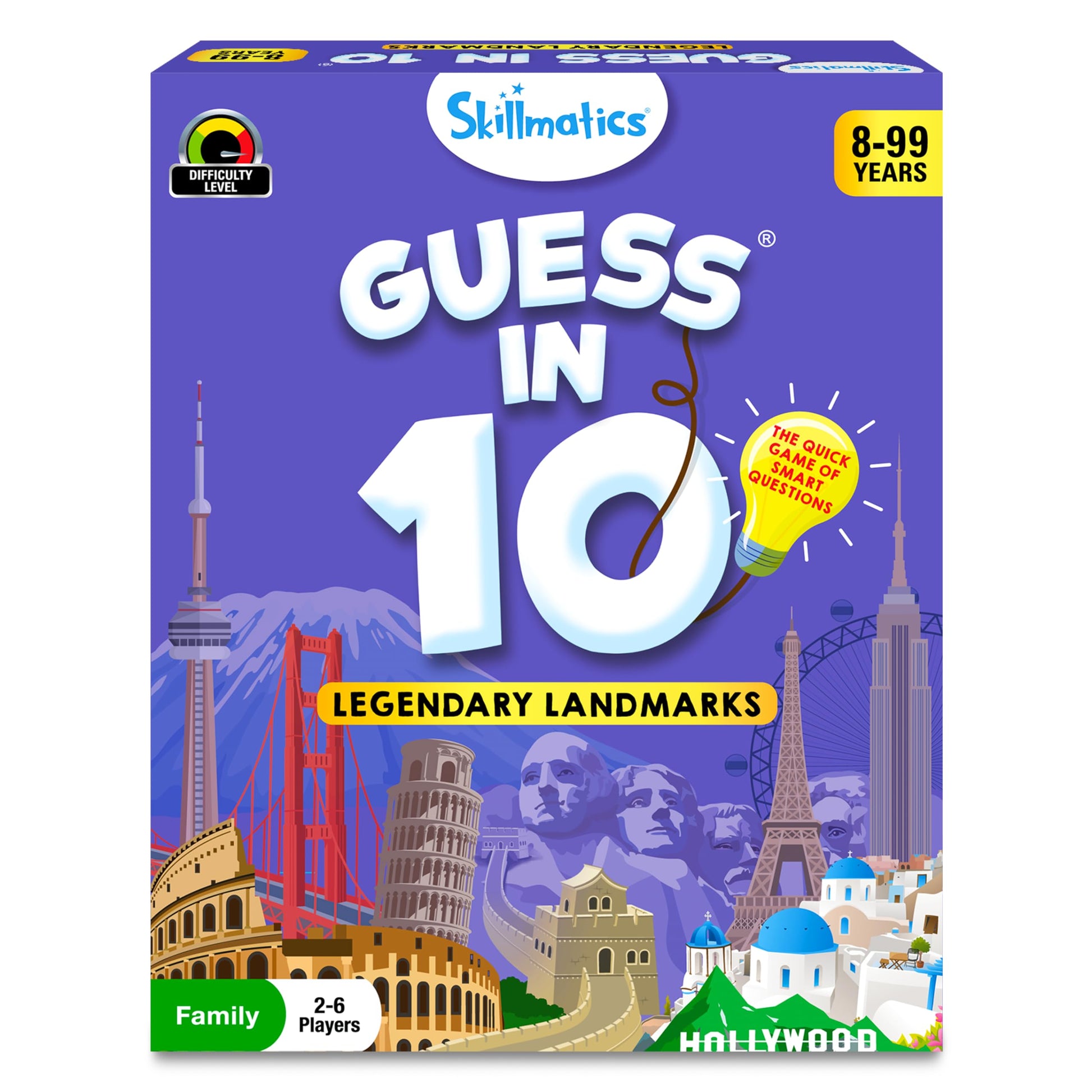 Skillmatics Card Game - Guess In 10 Legendary Landmarks, Educational Travel Toys For Boys, Girls, And Kids Who Love Board Games, Geography And History, Gifts For Ages 8, 9, 10 And Up