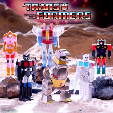Super7 Transformers Ghost Of Starscream (Translucent Glitter) - 3.75' Transformers Action Figure Classic Cartoon Collectibles And Retro Toys