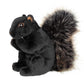 Bearington Acorn Black Plush Squirrel Stuffed Animal, 7" Size, Copper Material, Model 241520, Adorable Acorn Black Color