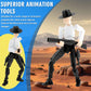 Deeplus Titan 13 Action Figure, Cowboy Already Assembled T13 Action Figures for Boys, 2-Pack Cowboy Dummy 5.4 inches T Lucky 13