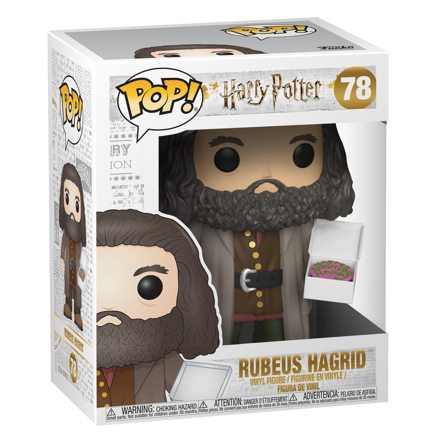 Funko 35508 Pop! Harry Potter: Hagrid with Cake 6, Standard, Multicolor