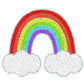 Jillson & Roberts Bulk Roll Stickers, Rainbow, 100 Repeats