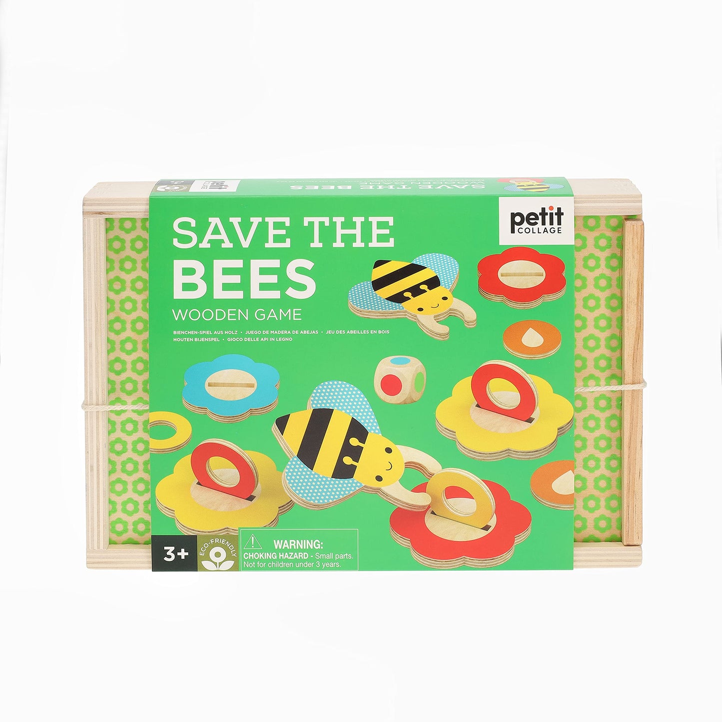 Petit Collage Save The Bees Wooden Game