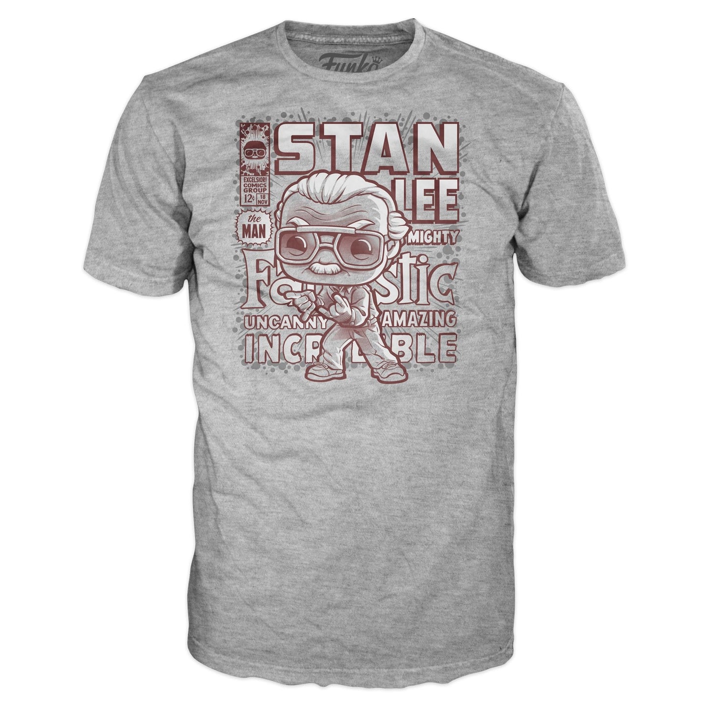 Funko Pop! Boxed Tee: Marvel - Stan Lee - S