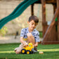 CAT Construction Toys, Front Loader Toy - Interactive Forward & Back Motion, Lights & Sounds, Animated Face - Batteries & Play R