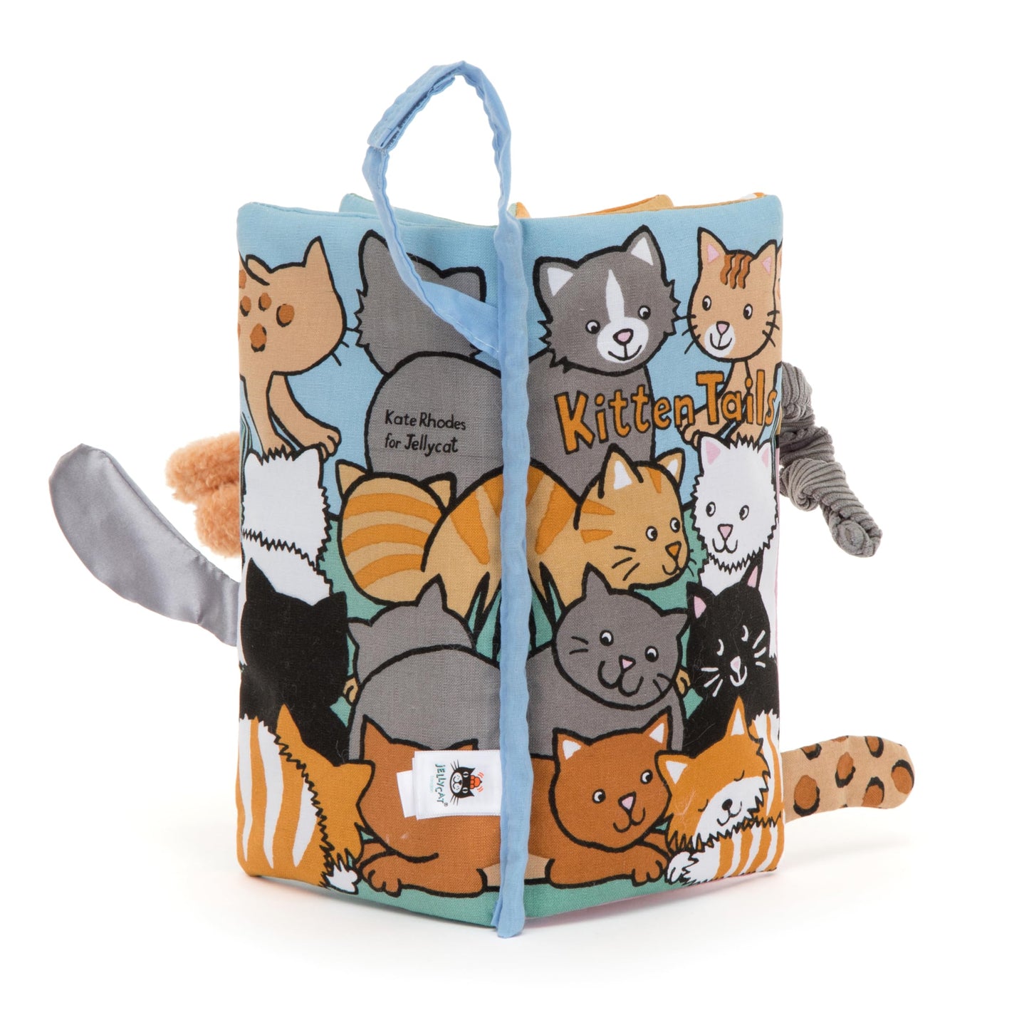 Jellycat Kitten Tails: A Soft Activity Baby Book Children's Book - Baby Gift