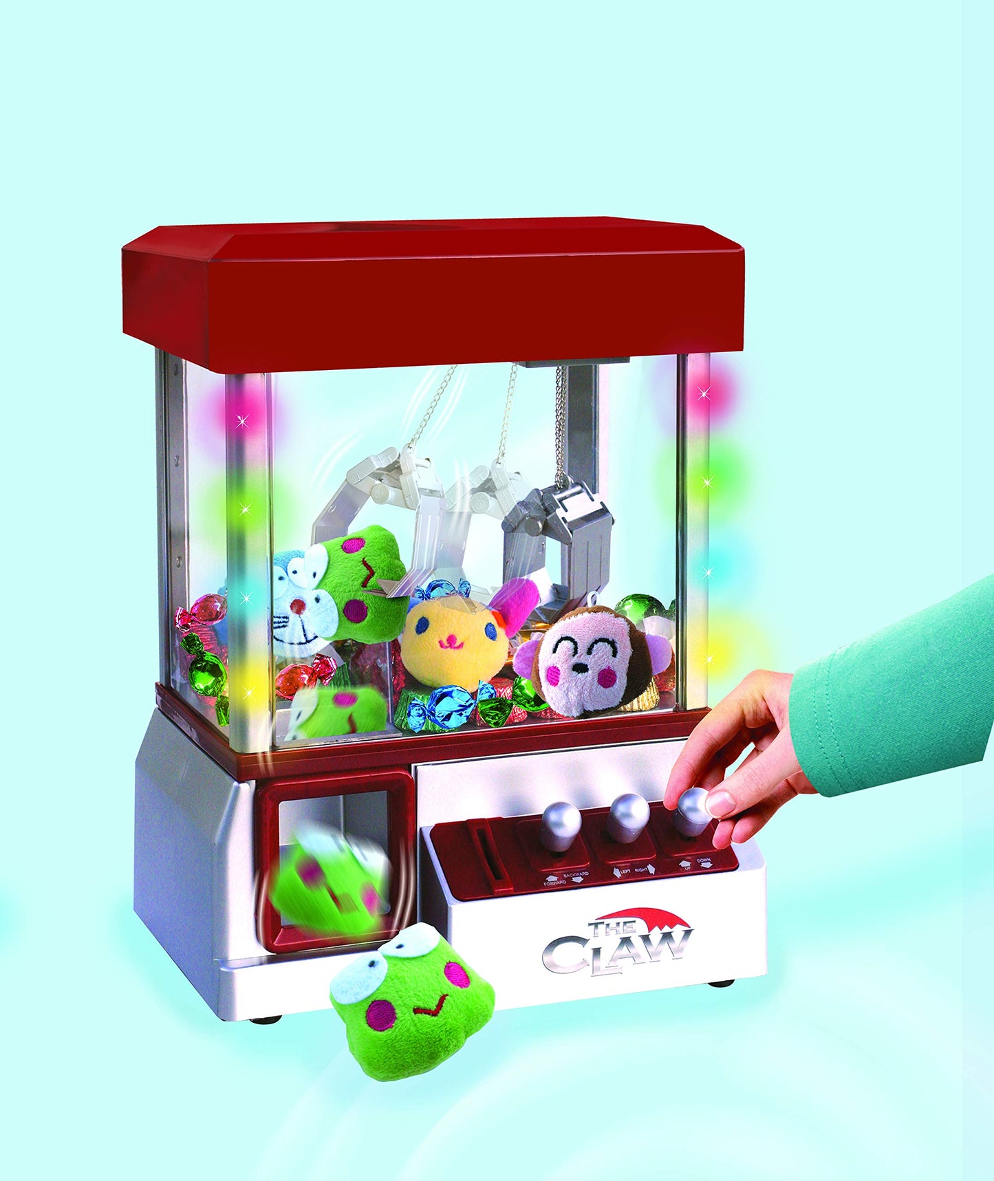 The Claw Toy Grabber Machine With Flashing Lights & Sounds And Animal Plush - Features Electronic Claw Toy Grabber Machine, Animation, 4 Animal Plush & Authentic Arcade Sounds For Exciting Play