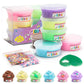Yastant Slime Kit For Girls And Boys, Safe And Fluffy Slime For Kids, Stress Relief Kids Slime Kits For Toddlers, Stretchy Butter Slime Pack Of 6