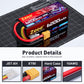 Zeee 4S Lipo Battery 6200Mah 14.8V 120C With Xt90 Connector Hard Case Rc Battery For Car Truck Tank Rc Buggy Truggy Rc Models(2