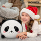 YIIQUWEN Panda Plush, Stuffed Animal Set with 4 Baby Pandas, Soft Stuffed Toy Pillow, Cute Birthday for Kids Boys Girls
