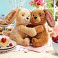 Let'S Make Memories Personalized Hugging Plush Puppies - For Birthday - Puppy Love - Dog Stuffed Animal For Kids - For Boy - For