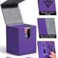 Zlca Card Deck Box For Mtg Yugioh Tcg, Card Storage Box With Dividers Holds 100+ Sleeved Cards, Premium Card Deck Case Compatible With Ccg Trading Cards (Purple,Puzzle)