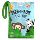 Skillmatics Peek-A-Boo Jungle Book - Soft Cloth Book For Baby, Infant & Toddler Toys, Crinkle Pages For Sensory Play, Gifts For Ages 6 Months And Up
