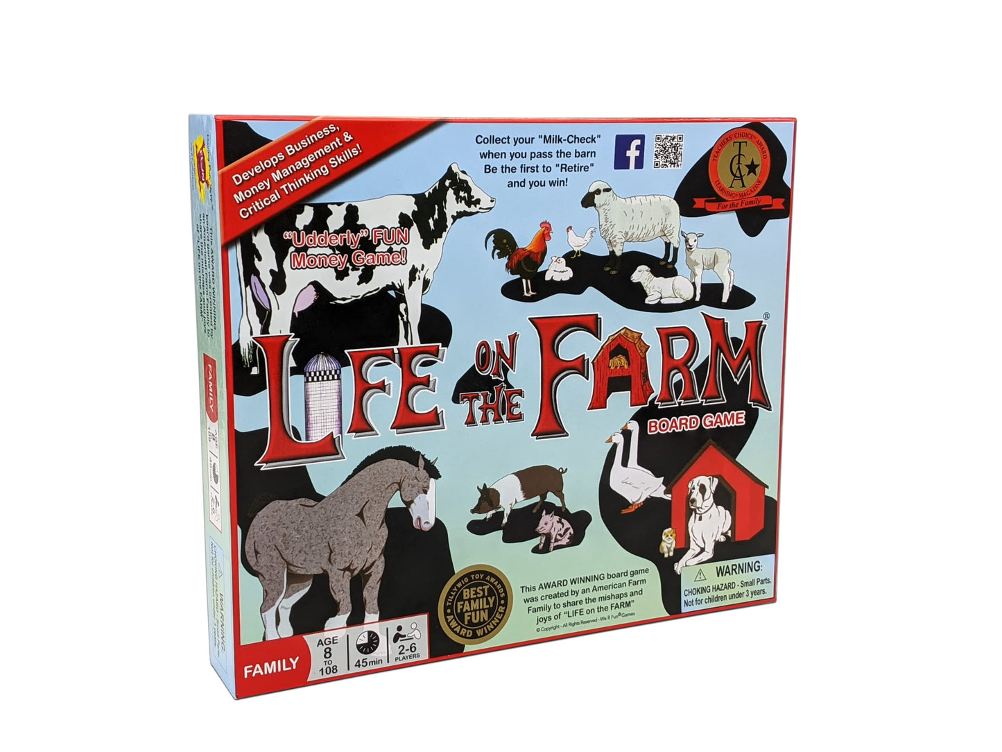 We R Fun Life on The Farm Board Game - Multicolor - Model 4099449 - Paper Material