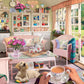 Ravensburger 1000 Piece Jigsaw Puzzle - The Tea Shed, Multi Color, Model 12000164, Handcrafted in Germany, Perfect Fit Pieces