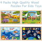 Puzzles For Kids Ages 4-6, 24 Pieces Woodens Puzzle For Toddlers Ages 3 4 5 6 Year Olds Kids Puzzles Children Puzzle For Boys An