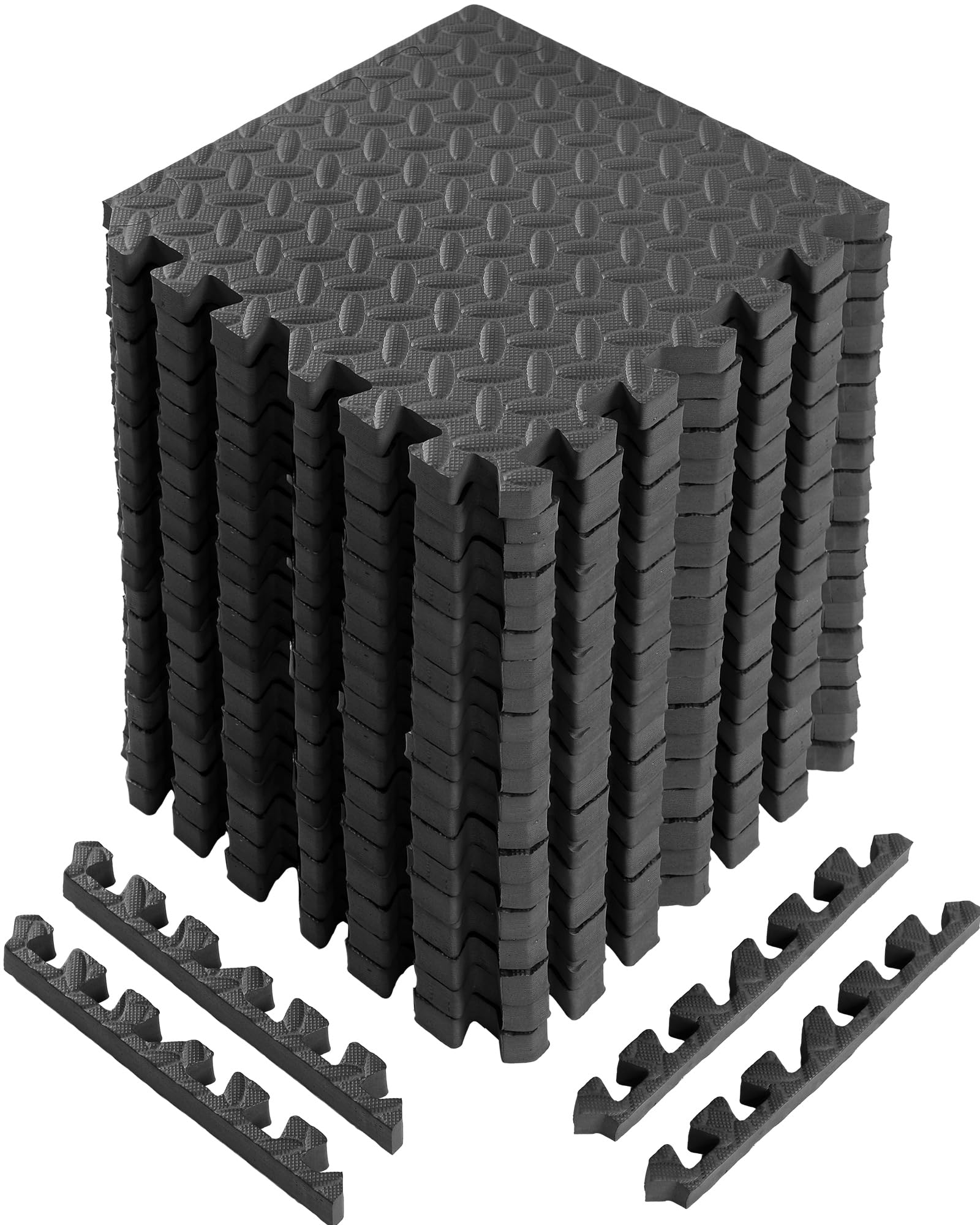 Arrowbash 20 Tiles 12X12X1 Inch Eva Thick Interlocking Foam Floor Tiles Puzzle Exercise Mat Foam Mats For Pets Boys Girls Classr