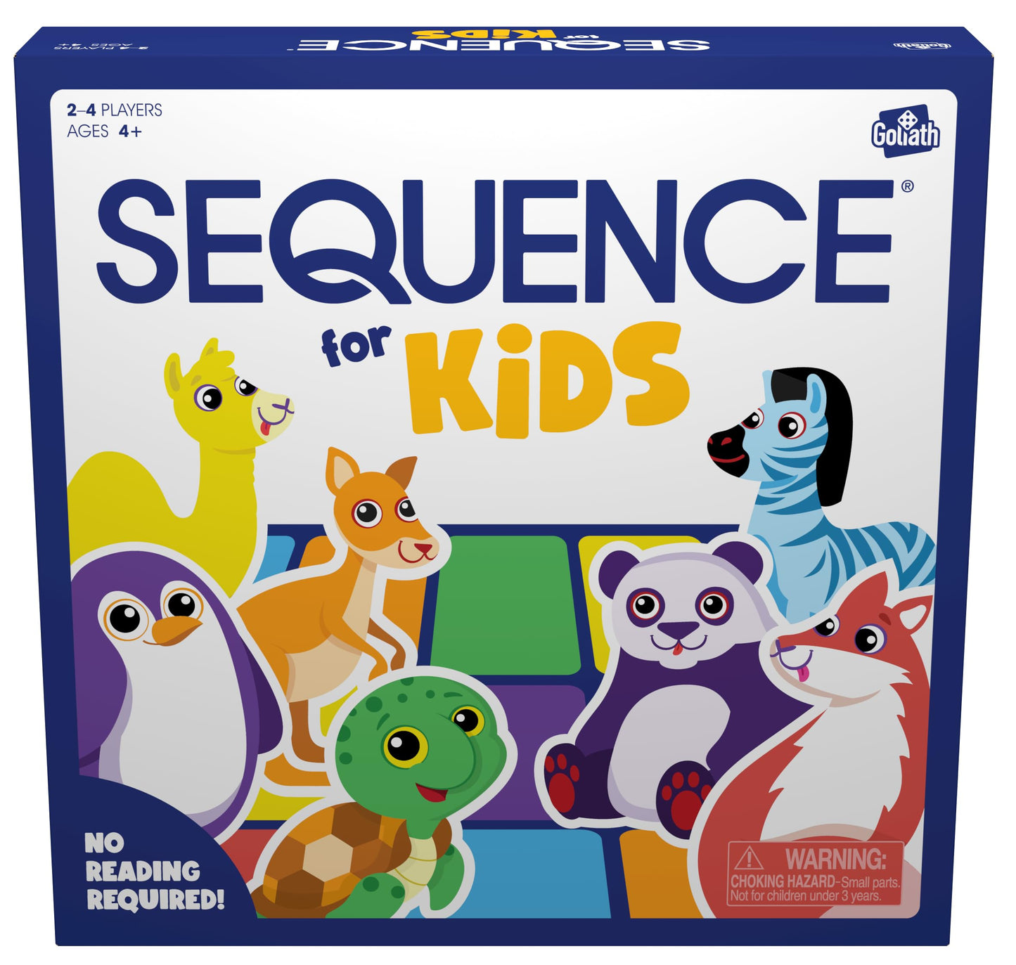 Sequence For Kids -- The 'No Reading Required' Strategy Game By Jax And Goliath, Multi Color, 11 Inches (2-4 Players) (Packaging May Vary)