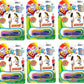Ja-Ru Elastic Chinese Jump Rope (6 Skipping Rope) Colorful Stretchy Jump Rope For Kids. Boys And Girls Party Favor. Physical Education Equipment. Item #733-6S