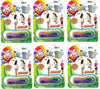 Ja-Ru Elastic Chinese Jump Rope (6 Skipping Rope) Colorful Stretchy Jump Rope For Kids. Boys And Girls Party Favor. Physical Education Equipment. Item #733-6S