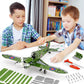 Bestymxy Model Airplane, Erector Set 1:32 Scale Airplane Model Metal Toys, Stem Projects For Kids Ages 8-12, Diy Education Airpl