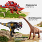 Niplooow Big Dinosaur Toys Kids 3-5, 7 Piece Realistic Large Soft Dinosaur Figures For Kids Toddlers Boys, Jumbo Dinosaur Toys F