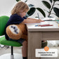 ODOXIA Weighted Plush Animal Sloth | 5 Lbs | Brown | Calming & Comforting | Machine Washable | Carrying Bag Included