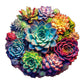 Foyucool Wooden Puzzles For Adults, Unique Puzzles For Adults, Irregular Plant Shaped Wooden Jigsaw Puzzles, Creative Birthday G