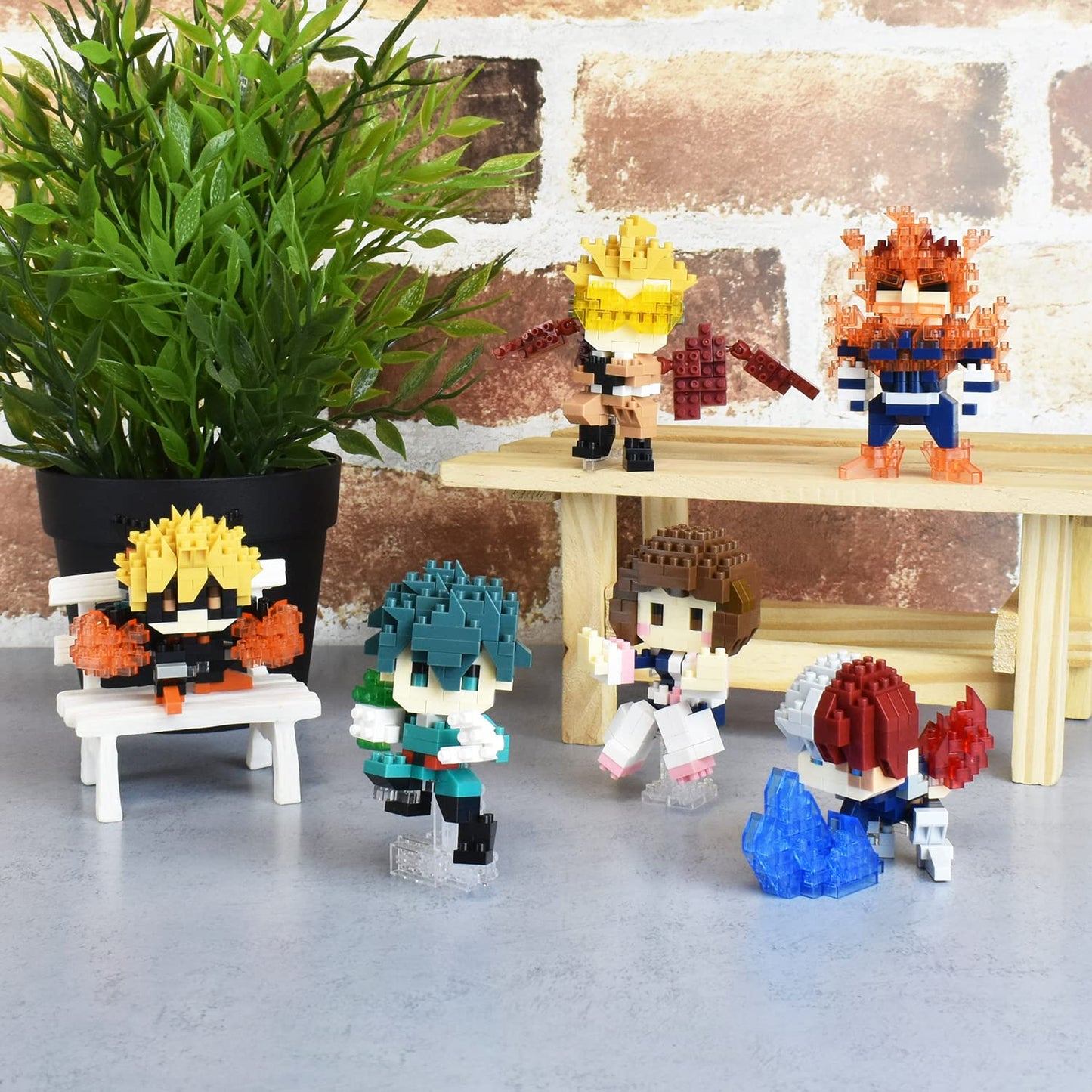 Nanoblock - My Hero Academia - Izuku Midoriya, Character Collection Series Building Kit