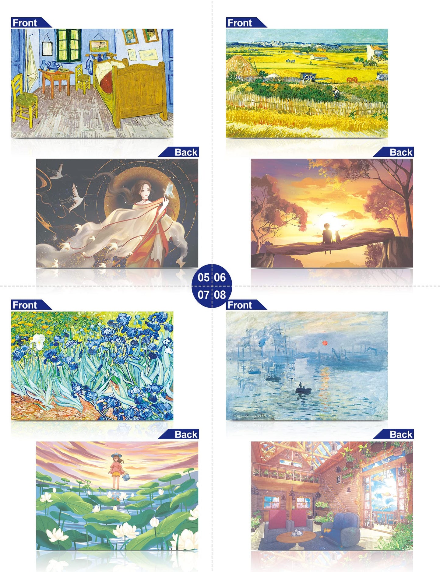 Mini Jigsaw Puzzles For Adults (8 Packs) Double-Sided Puzzle With Reference Blueprint, Micro Puzzle, Comes With Tweezers For Sma