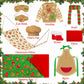 Kacctyen 12 Pcs Sleeping Bag Elf Doll Baking Theme Christmas Accessories Includes Christmas Doll Sleeping Bag Bathrobe Apron Che
