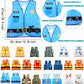 Puteraya 15 Pcs Kids Community Helper Dress Up Vest Career Cosplay Clothes Occupation Costumes For Toddlers Role Pretend Play