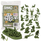 BMC Toys Plastic Army Men - 31pc OD Green WWII Figures, Model BMC-48573, Made in USA