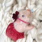 OtardDolls 5 Inch Lifelike Reborn Pig Dolls, Full Silicone Soft Reborn Pig Dolls Mini Realistic Pig Toy Newborn Cute Newborn Bab