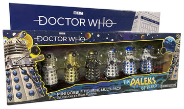 Doctor Who Daleks Of Skaro Bobble Figure 6 Pack
