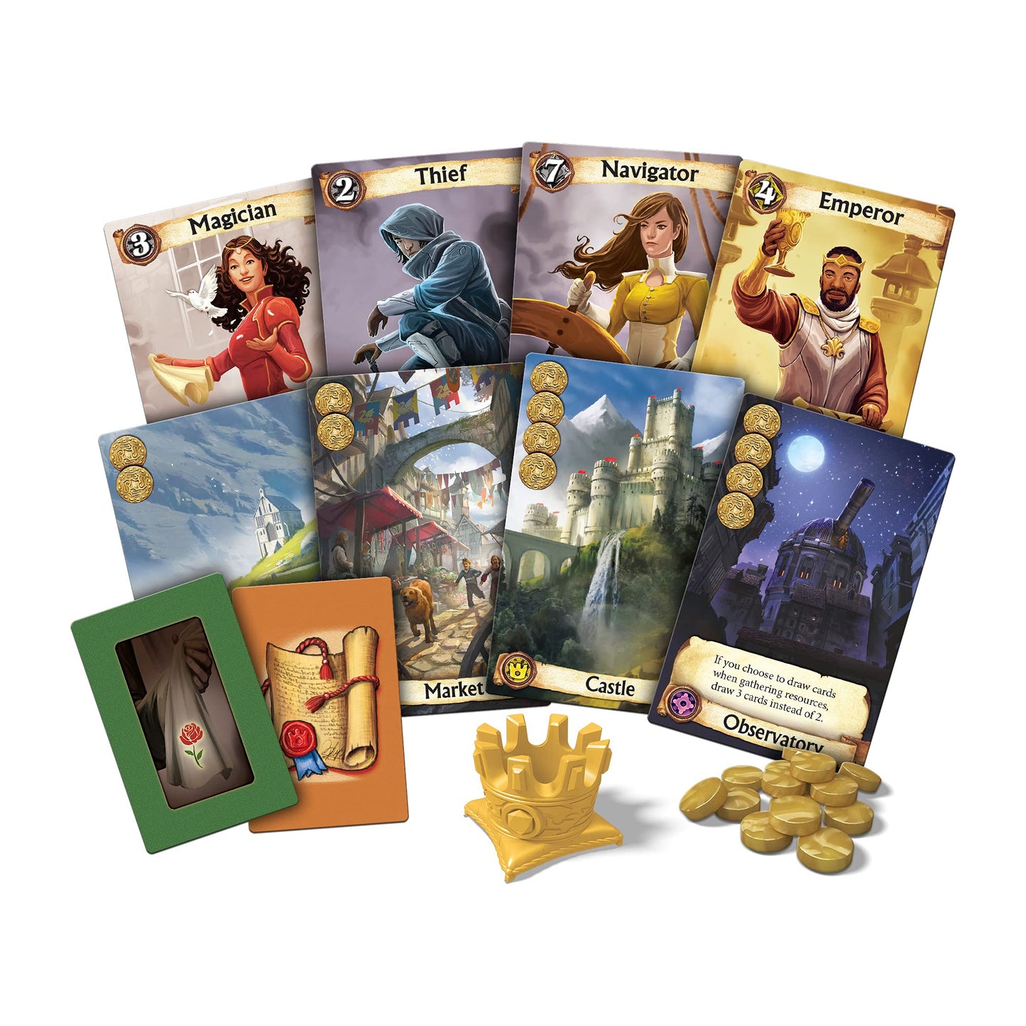 Z-Man Games Citadels Revised Edition Board Game - Medieval Strategy for 2-8 Players, Ages 10+, 30-60 Min Playtime, Various Colors