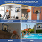 Hyes Mini Basketball Hoop Indoor With Scoreboard/Led Light, Glow In The Dark Door Basketball Hoop, Basketball Toy Gifts For Kids
