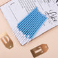 PHD CAKE 24-Count Blue Long Thin Metallic Birthday Candles, Cake Candles, Birthday Parties, Wedding Decorations, Party Candles