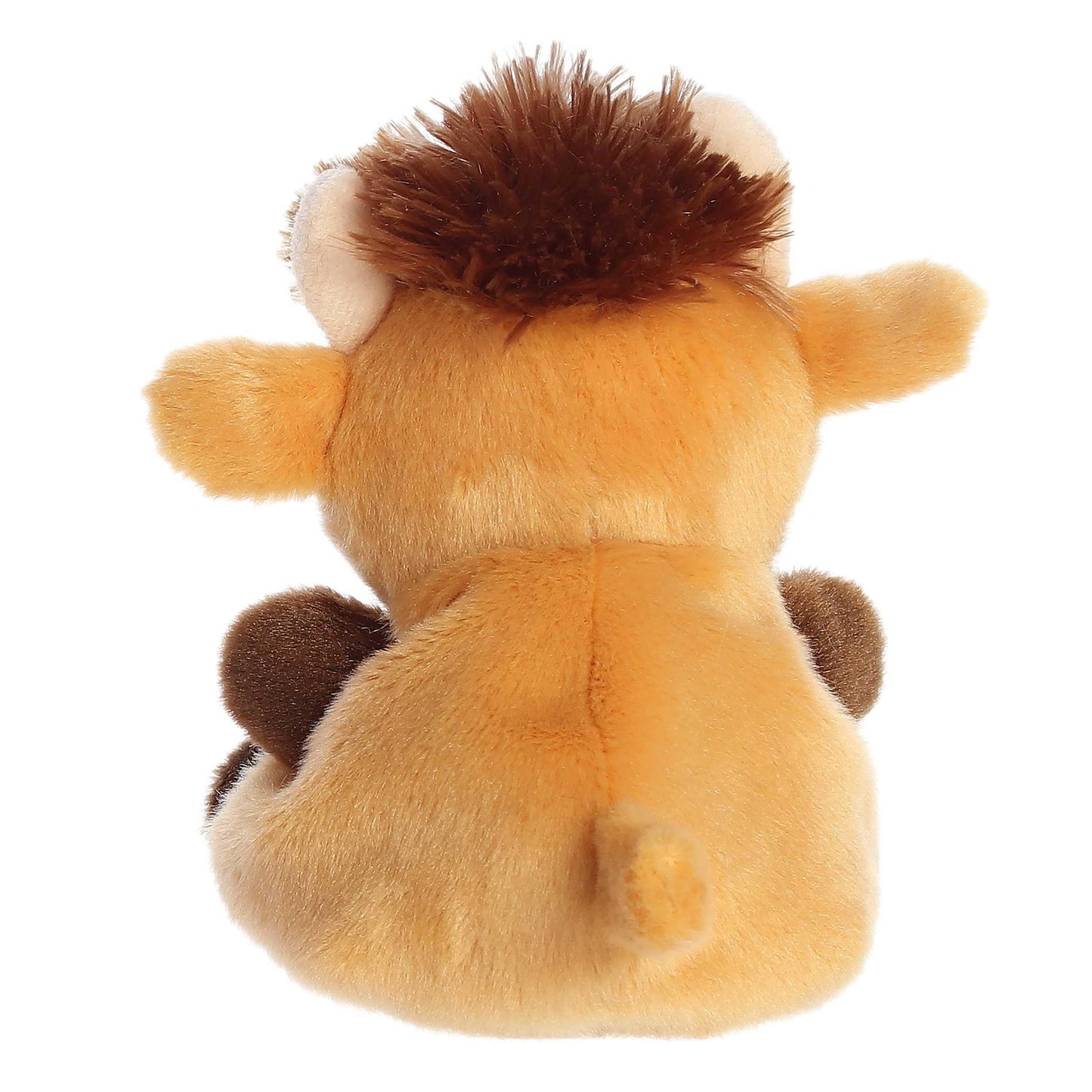 Aurora Adorable Palm Pals Hubert Highland Cow Stuffed Animal - Pocket-Sized Play - Collectable Fun - Brown 5 Inches