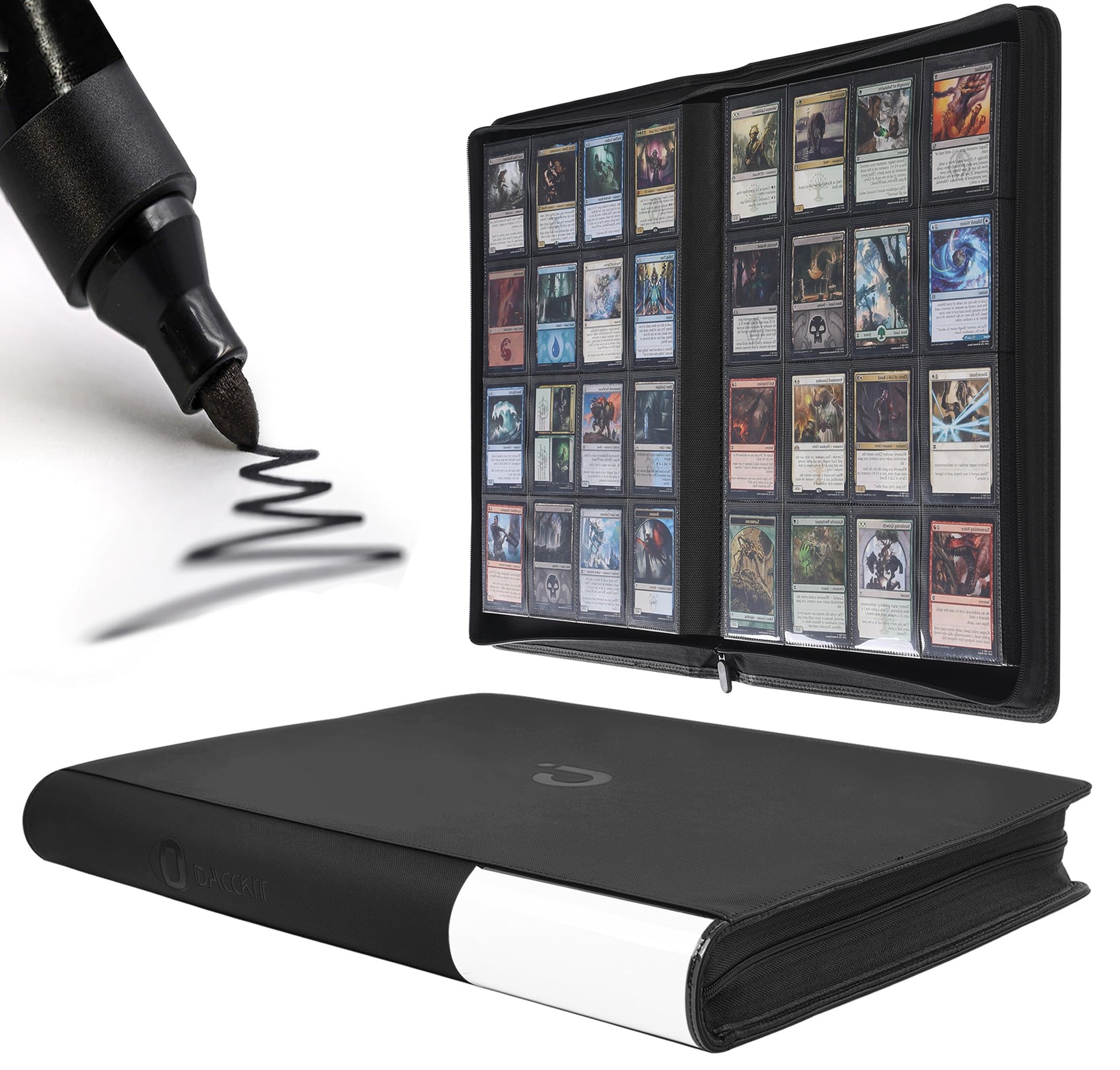 enhanced Card Binder 16 Pocket - Fits 1408 Cards