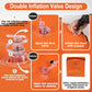 Pet Soft Dog Float Raft - Inflatable Dog Swimming Float For Summer (Orange)