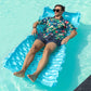 Parentswell 2 Pack Inflatable Pool Floats Adult, 71''X33'' Large Pool Raft Water Lounge Float With Headrest Floating Mat Swimmin
