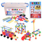 STEM Master Educational Building Blocks Kit, 176 Pieces, Multicolor - Perfect Easter Basket Stuffers for Kids Ages 4-8