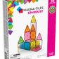 Magna-Tiles Stardust 15-Piece Magnetic Construction Set, The Original Magnetic Building Brand, 3-99 Years With 4 Mirrored Squares