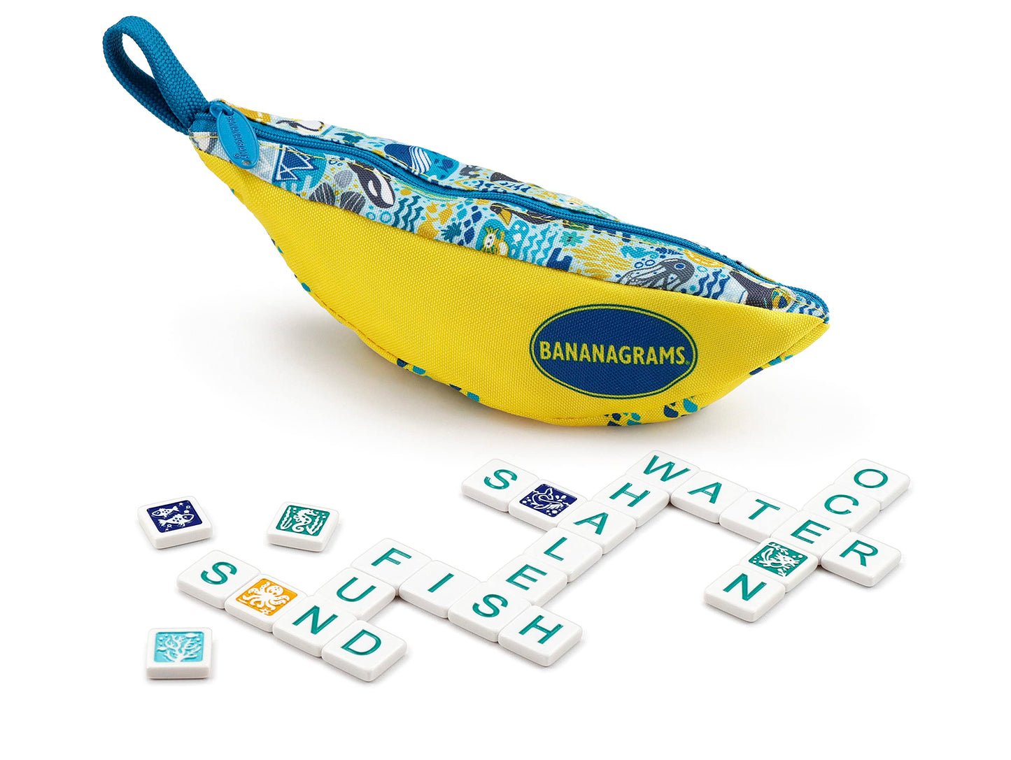 Bananagrams Oceanic Edition Family Board Game, (U-3C-25447)