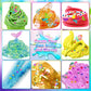 YOPINSAND DIY Slime Kit for Kids - Glimmer, Crunchy & Foam Slime, 18.1x8.1x25.3cm, Includes Mermaid Add-ins, Party