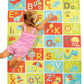Pacific Play Tents 96000 Kids A-B-C Learning And Fun Mat For Bedroom, Playroom, Or Classroom, 48'' X 58'', Yellow