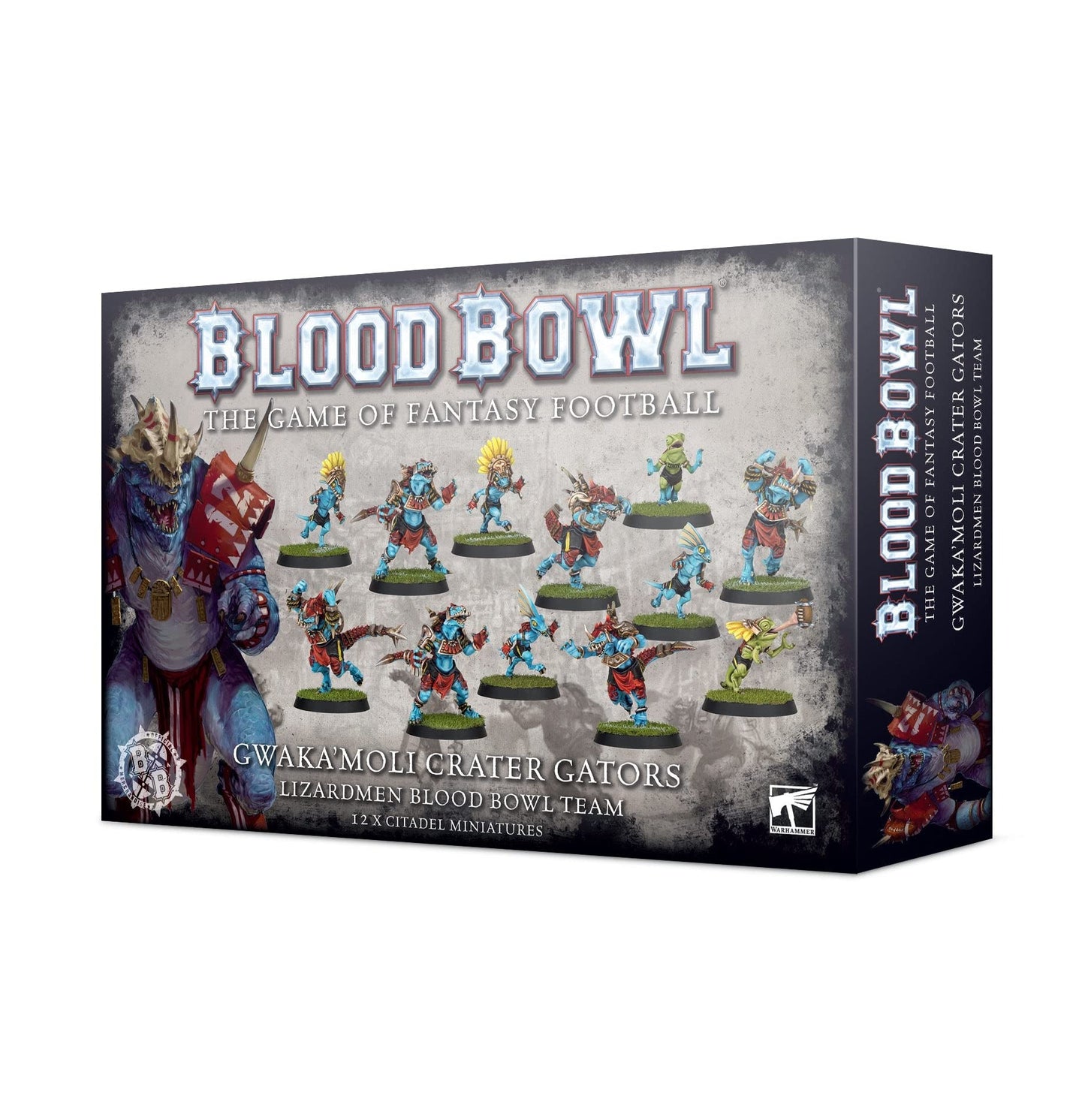 Games Workshop - Blood Bowl: Lizardmen Team - Gwaka'Moli Crater Gators